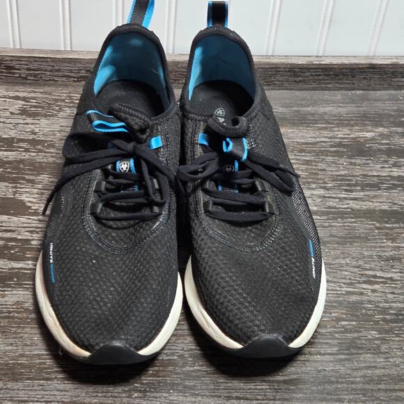 Ariat Women's Black Ignite H2O Waterproof Comfort Tennis Shoe Size 10B - Picture 2 of 6